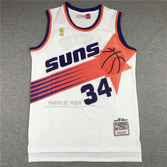 Maglia
 Charles Barkley NO 34 Phoenix Suns Mitchell & Ness 1992-93 Bianco
